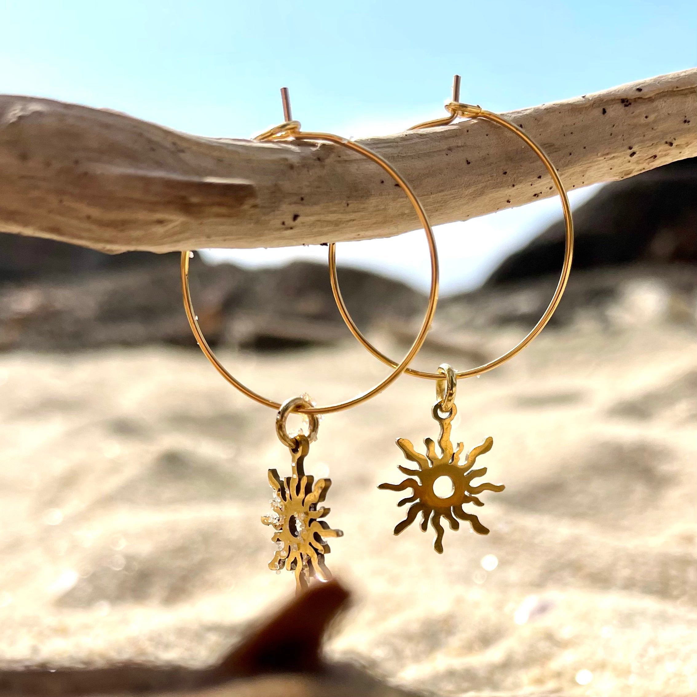 Sol Dourado | Brincos | Equivalente