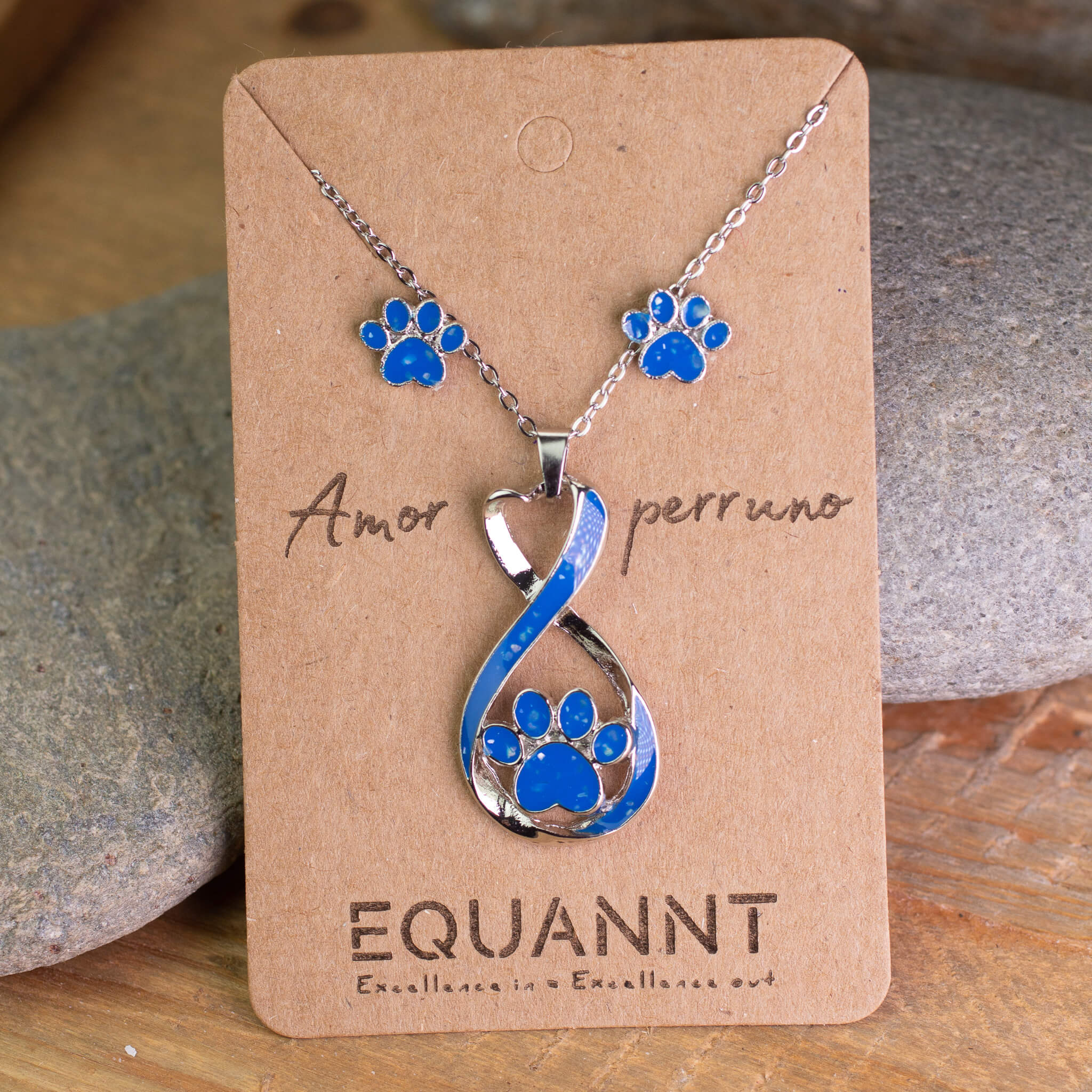 Amor de cachorro | Conjunto Colar-Brincos | Equivalente