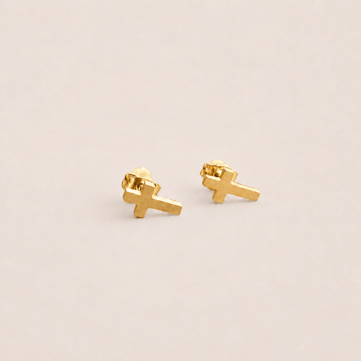 Pendientes Cruz Serena
