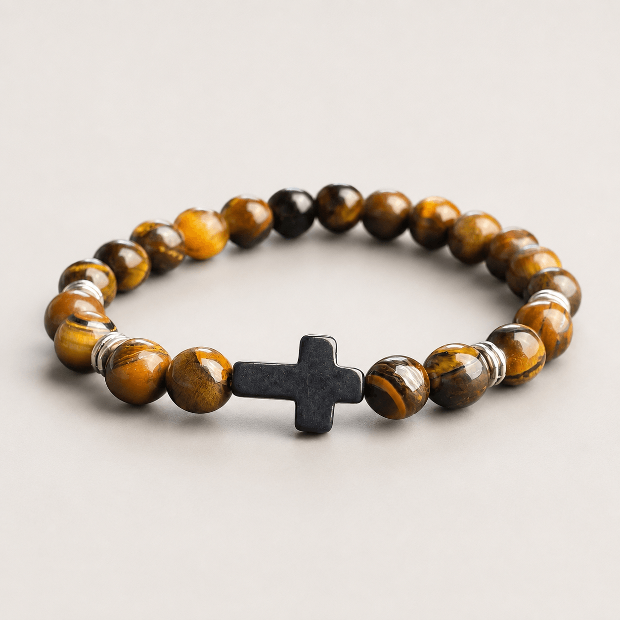 Pulsera Cruz de Tigre