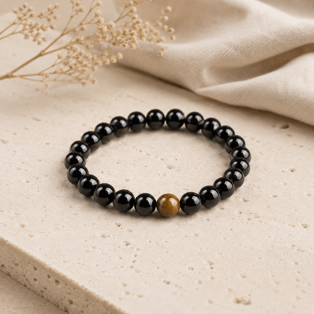Pulsera Núcleo Dorado